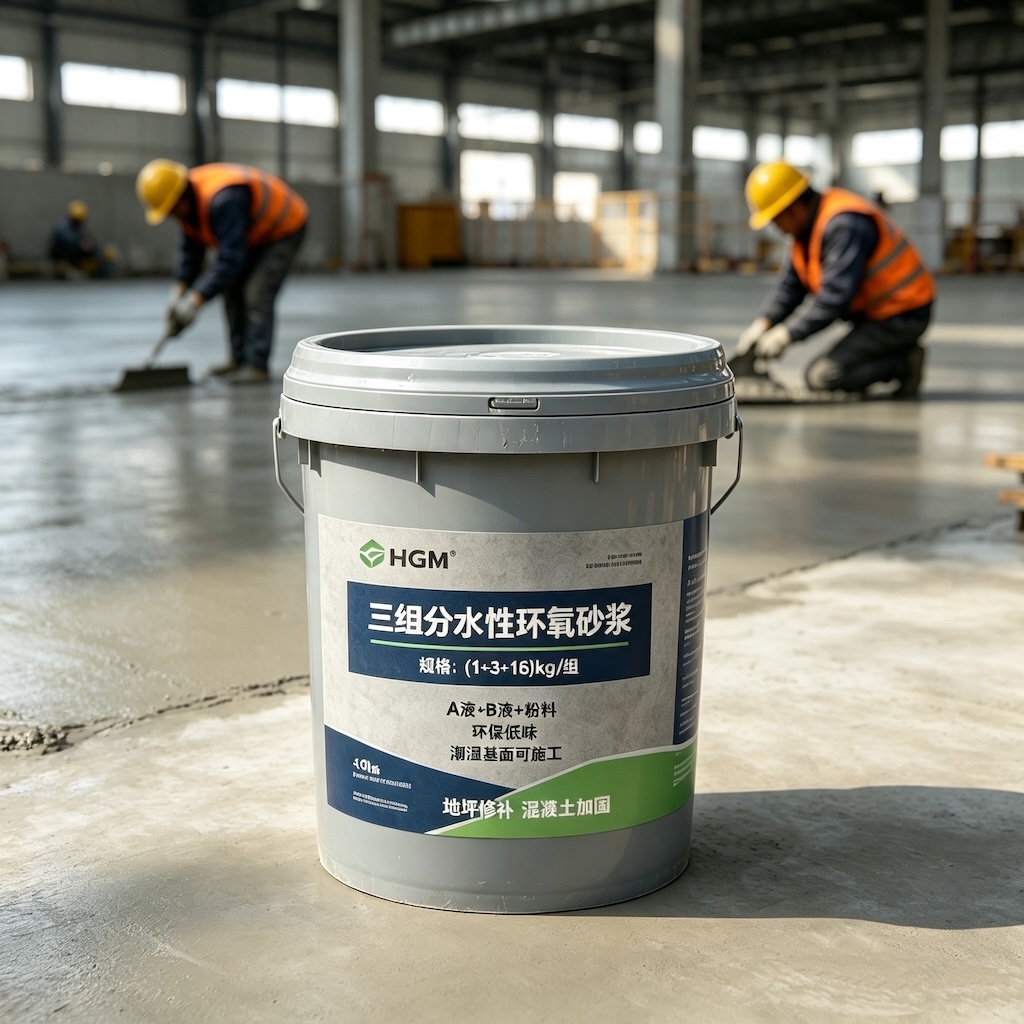 钟楼三组份水性环氧砂浆
